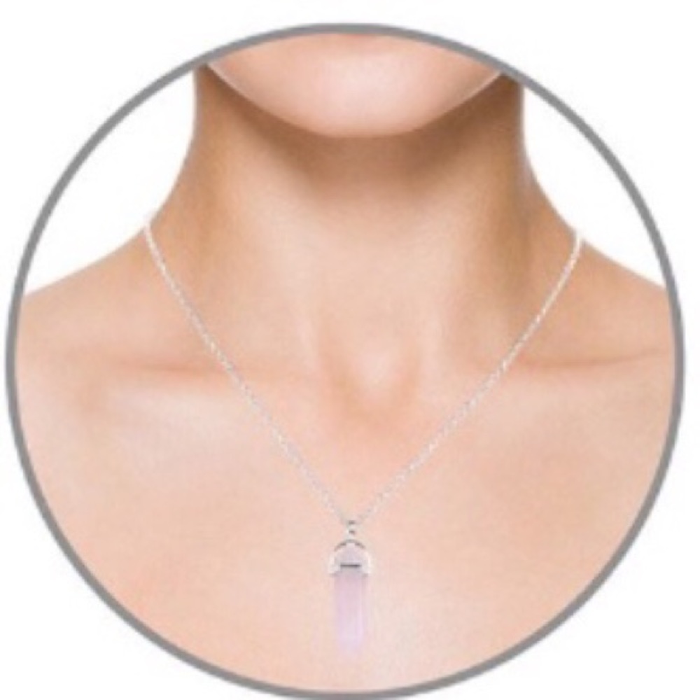 New Crystal Gemstone Necklace